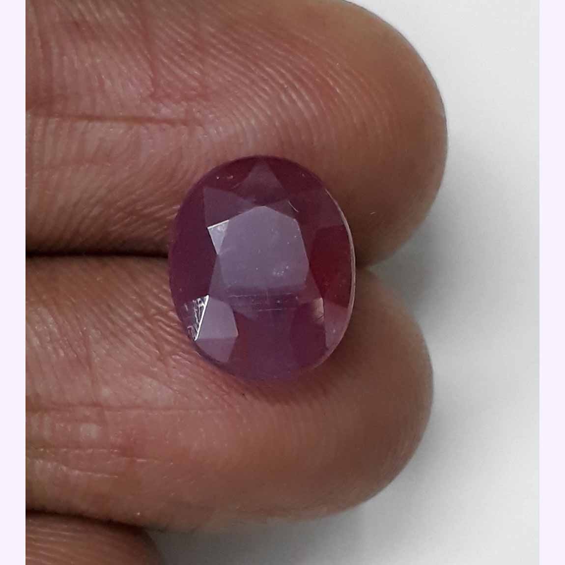 5.81 Ratti Natural New Burma Ruby with Govt. Lab Certificate-(4551)