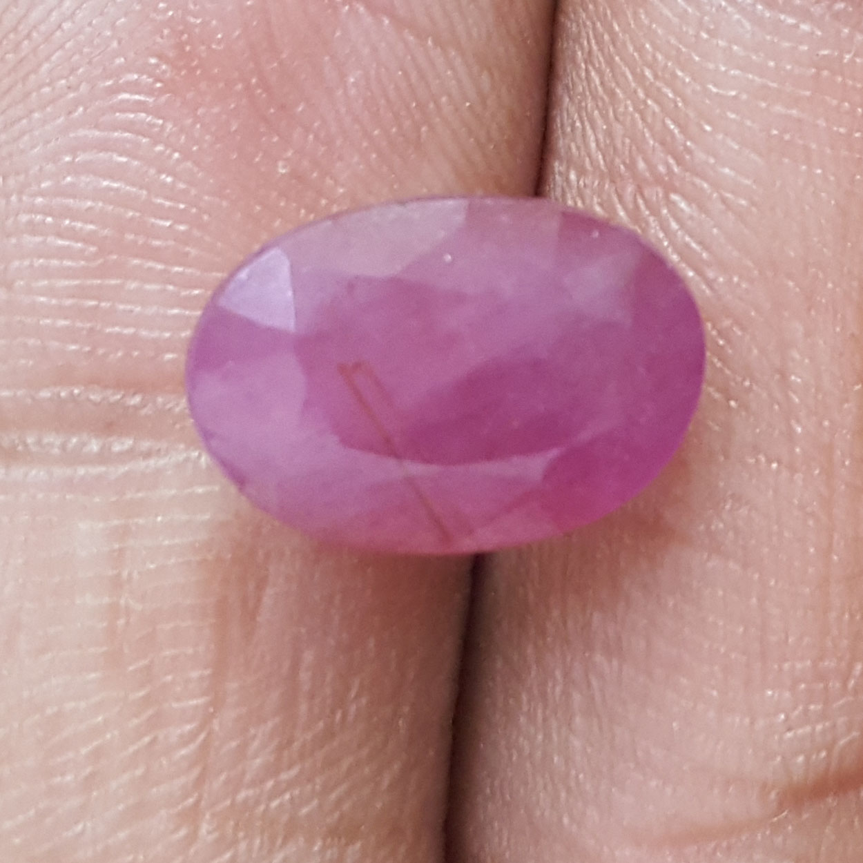 7.73 Ratti Natural New Burma Ruby with Govt Lab Certificate-(4551)