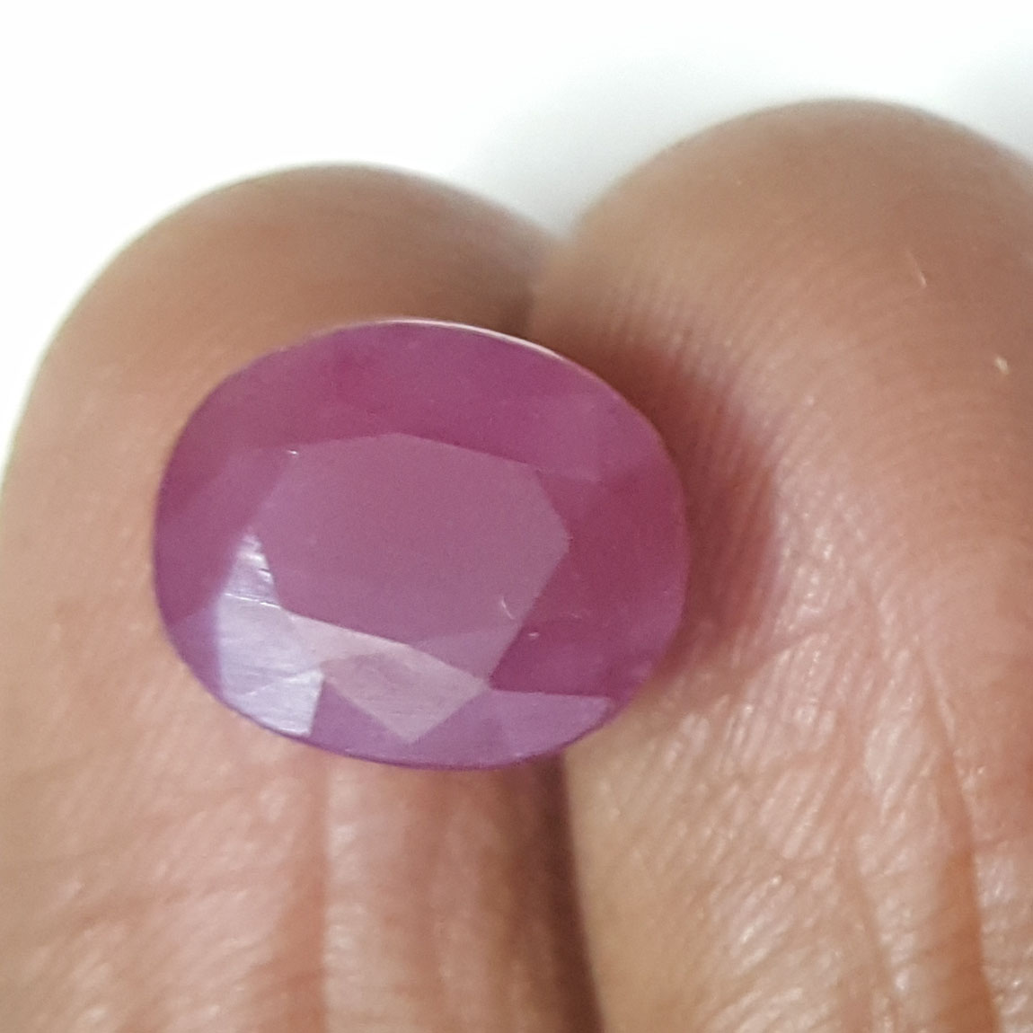 6.92 Ratti Natural New Burma Ruby with Govt Lab Certificate-(6771)