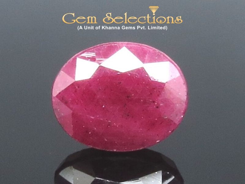 8.51 Ratti Natural Indian Ruby with Govt. Lab Certificate-(1221)