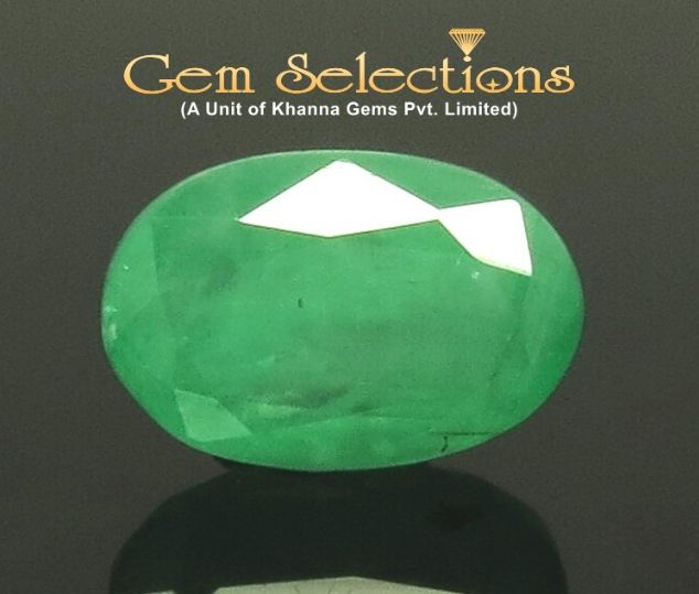 5.02 Ratti Natural Emerald Stone With Govt. Lab Certified (3441)