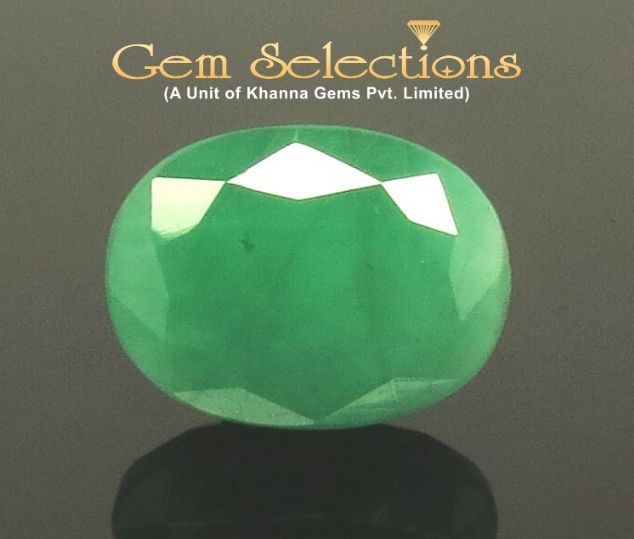 5.33 Ratti Natural Emerald Stone With Govt. Lab Certified (1221)