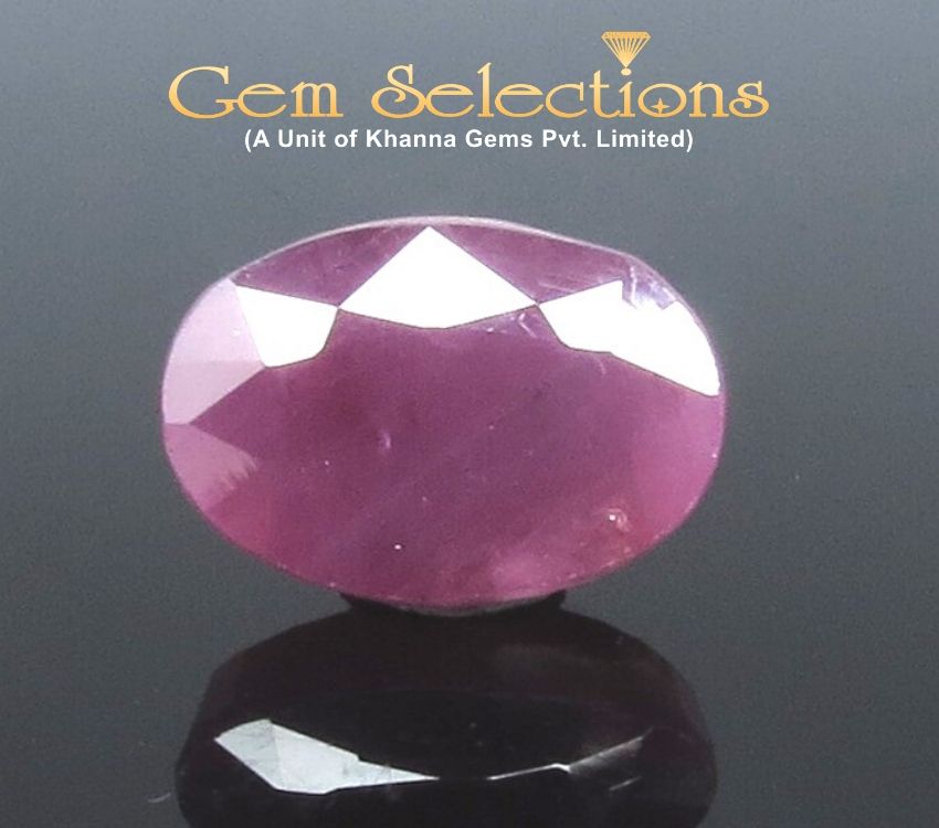 7.50 Ratti Natural Indian Ruby with Govt. Lab Certificate-(1221)