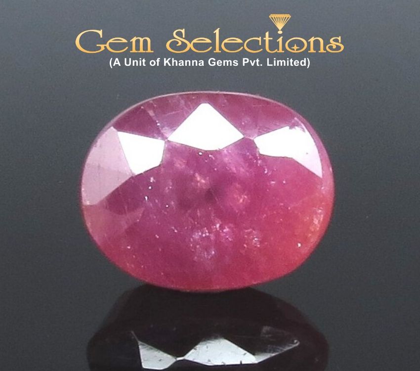 7.26 Ratti Natural New Burma Ruby with Govt. Lab Certificate-(2331)
