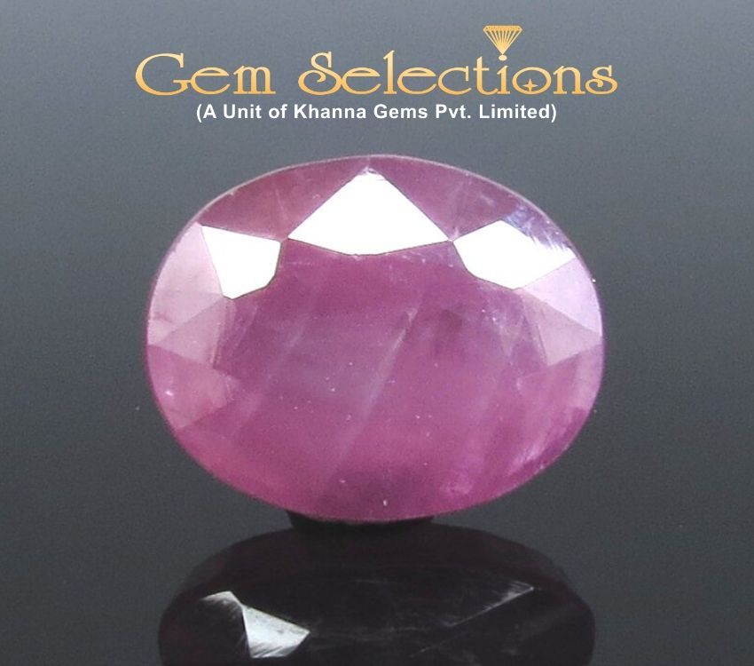 7.50 Ratti Natural New Burma Ruby with Govt. Lab Certificate-(3441)