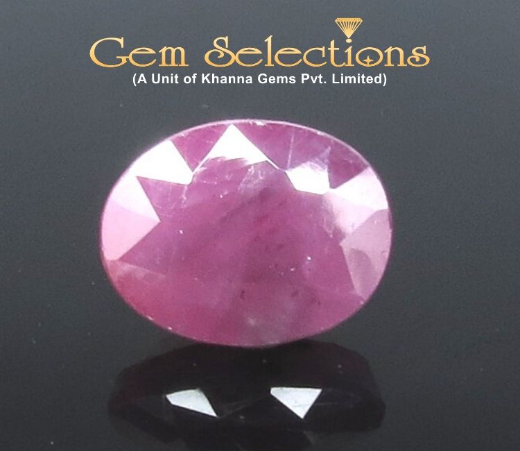 7.10 Ratti Natural New Burma Ruby with Govt. Lab Certificate-(3441)