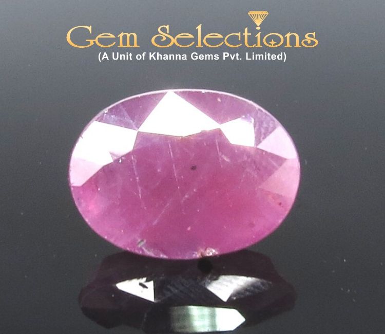 9.27 Ratti Natural New Burma Ruby with Govt. Lab Certificate-(3441)