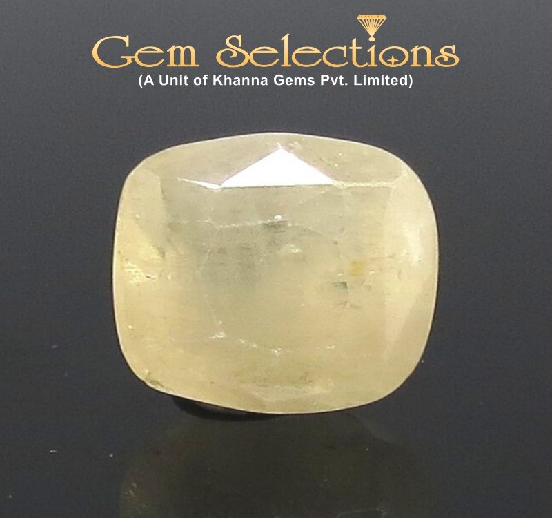 5.40 Ratti Natural Yellow Sapphire with Govt Lab Certificate-(4551)