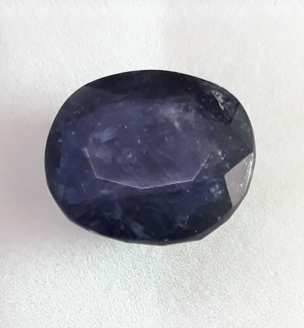 6.82 Ratti Natural Iolite with Govt. Lab Certificate-(550)