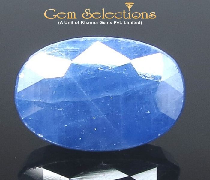5.62 Ratti Natural Blue Sapphire with Govt Lab Certificate-(1221)