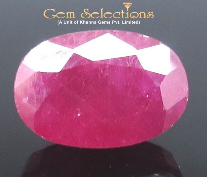 6.37 Ratti Natural New Burma Ruby with Govt Lab Certificate-(3441)