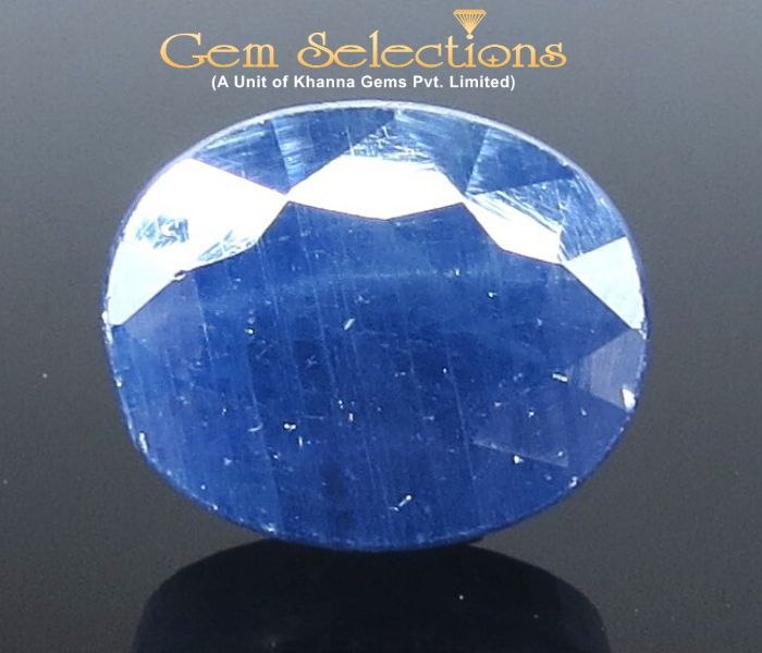 7.41 Ratti Natural Blue Sapphire with Govt Lab Certificate-(2331)