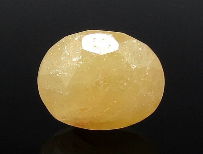 8.32 Ratti Natural Yellow Sapphire with Govt Lab Certificate-(1221)