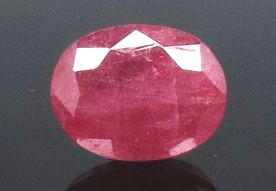 6.44 Ratti Natural Ruby with Govt Lab Certificate-(16650)