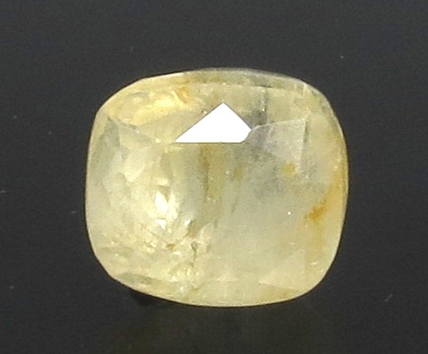 7.33 Ratti yellow sapphire with Govt Lab Certificate-(6771)