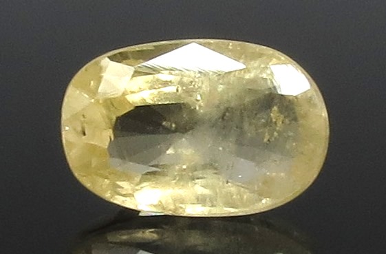 6.00 Ratti Natural yellow sapphire with Govt Lab Certificate-(12210)