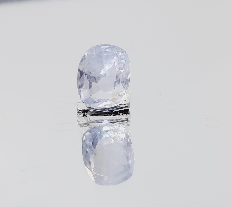 3.79 Ratti Natural Blure sapphire with Govt Lab Certificate-(23310)