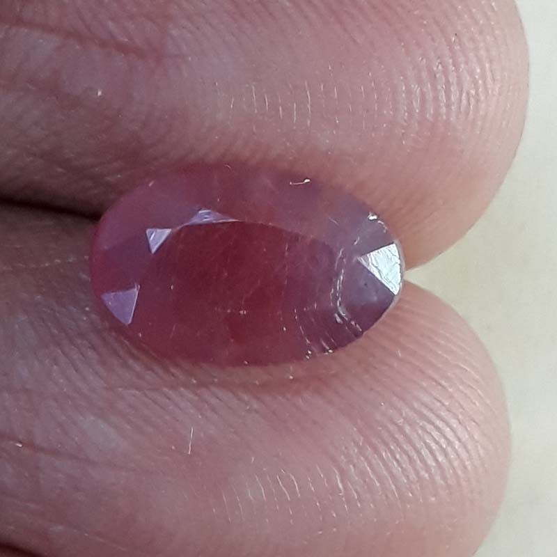 4.19 Ratti Natural New Burma Ruby with Govt. Lab Certificate-(3100)