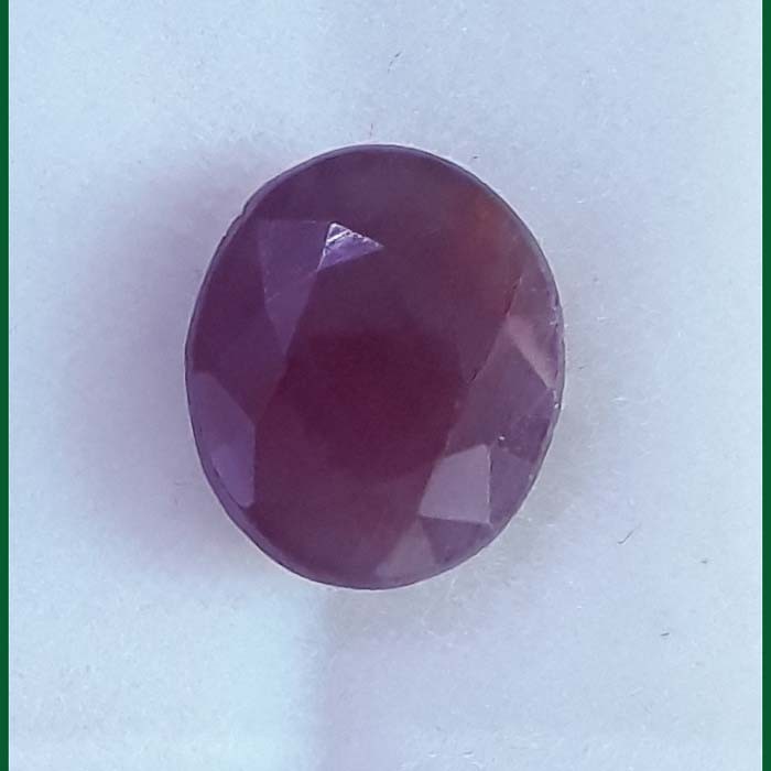 4.46 Ratti Natural New Burma Ruby with Govt. Lab Certificate-(3441)
