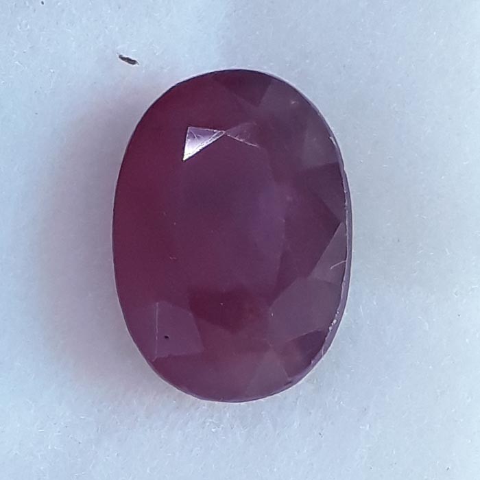 5.81 Ratti Natural New Burma Ruby with Govt. Lab Certificate-(5661)