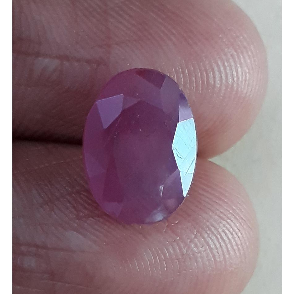 5.49 Ratti Natural New Burma Ruby with Govt. Lab Certificate-(4551)