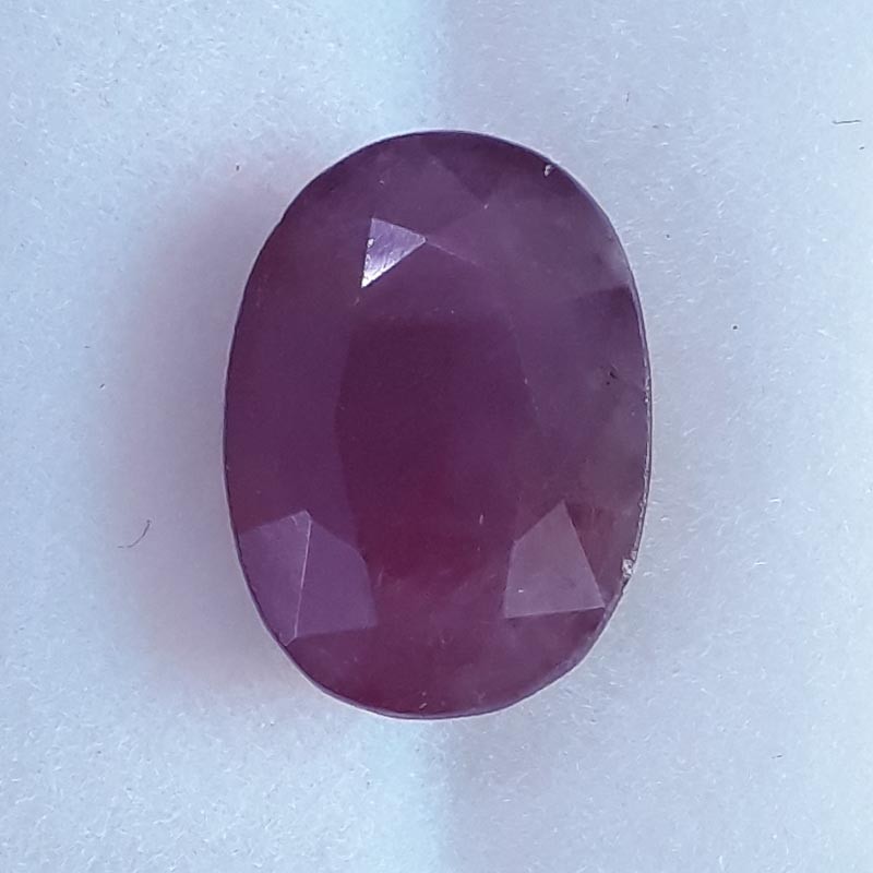 6.84 Ratti Natural New Burma Ruby with Govt. Lab Certificate-(4551)