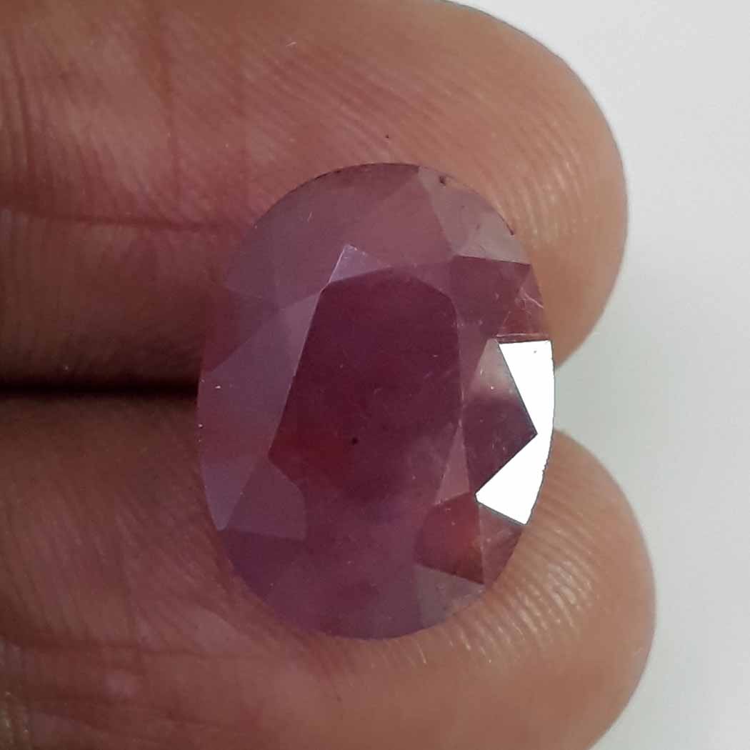 11.44 Ratti Natural New Burma Ruby with Govt Lab Certificate-(3441)