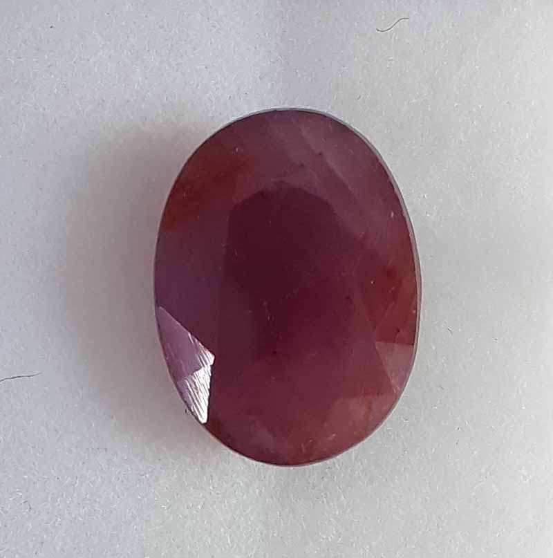 7.92 Ratti Natural New Burma Ruby with Govt Lab Certificate-(2331)