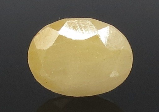 7.18 Ratti Natural Yellow Sapphire with Govt Lab Certificate-(1221)