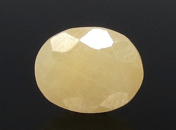 6.01 Ratti Natural Yellow Sapphire with Govt Lab Certificate-(1221)