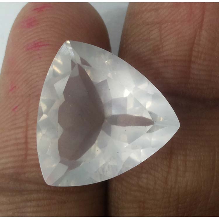 Rose Quartz Triangular