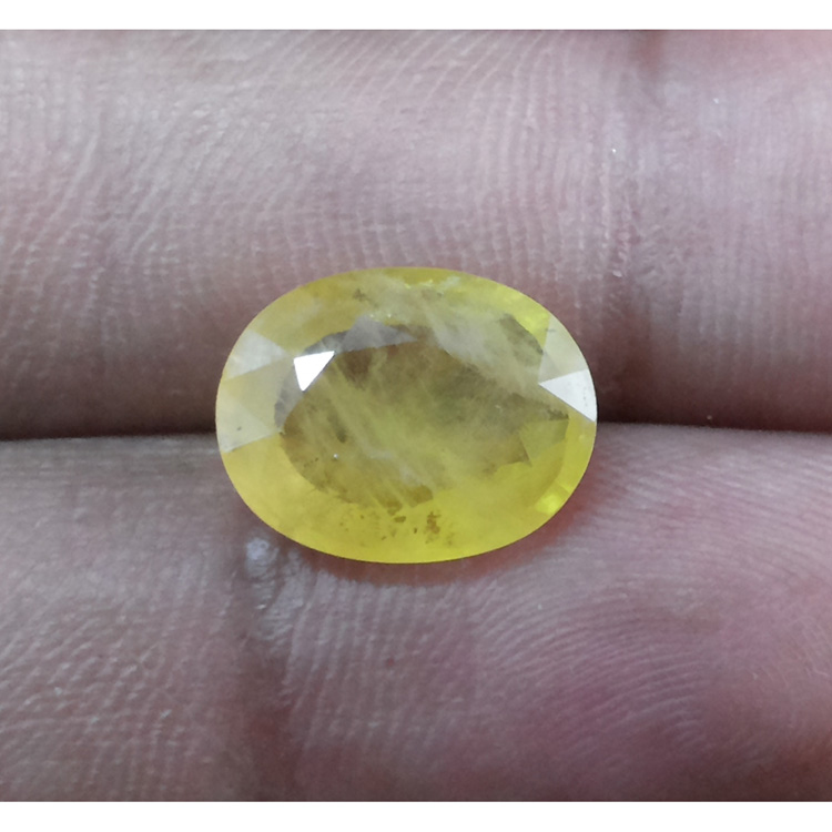 4.69 Ratti Natural yellow sapphire with Govt Lab Certificate
