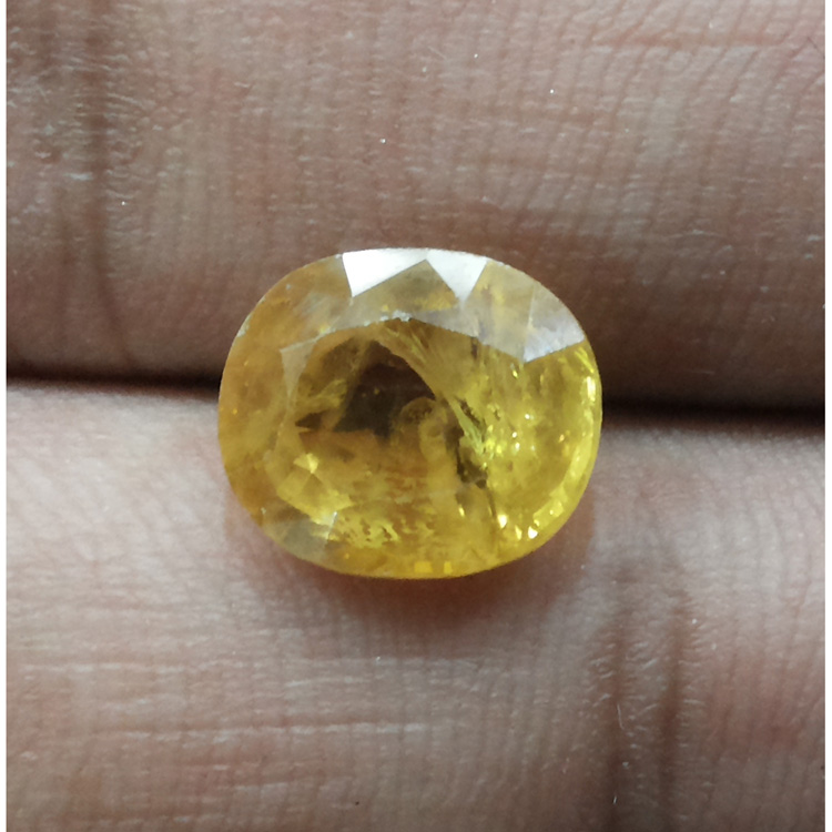 5.13 Ratti Natural yellow sapphire with Govt Lab Certificate-(5100)