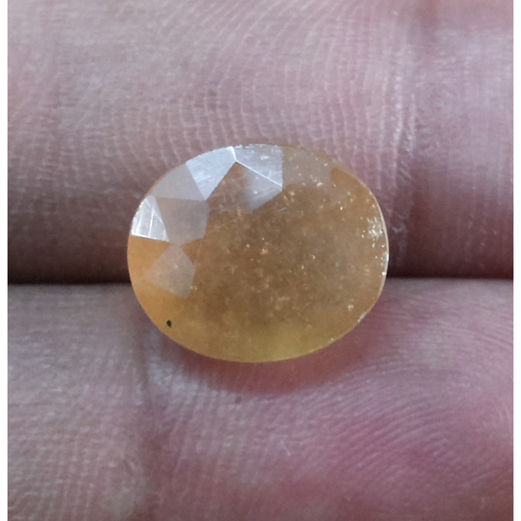 9.58 Ratti Natural yellow sapphire with Govt Lab Certificate