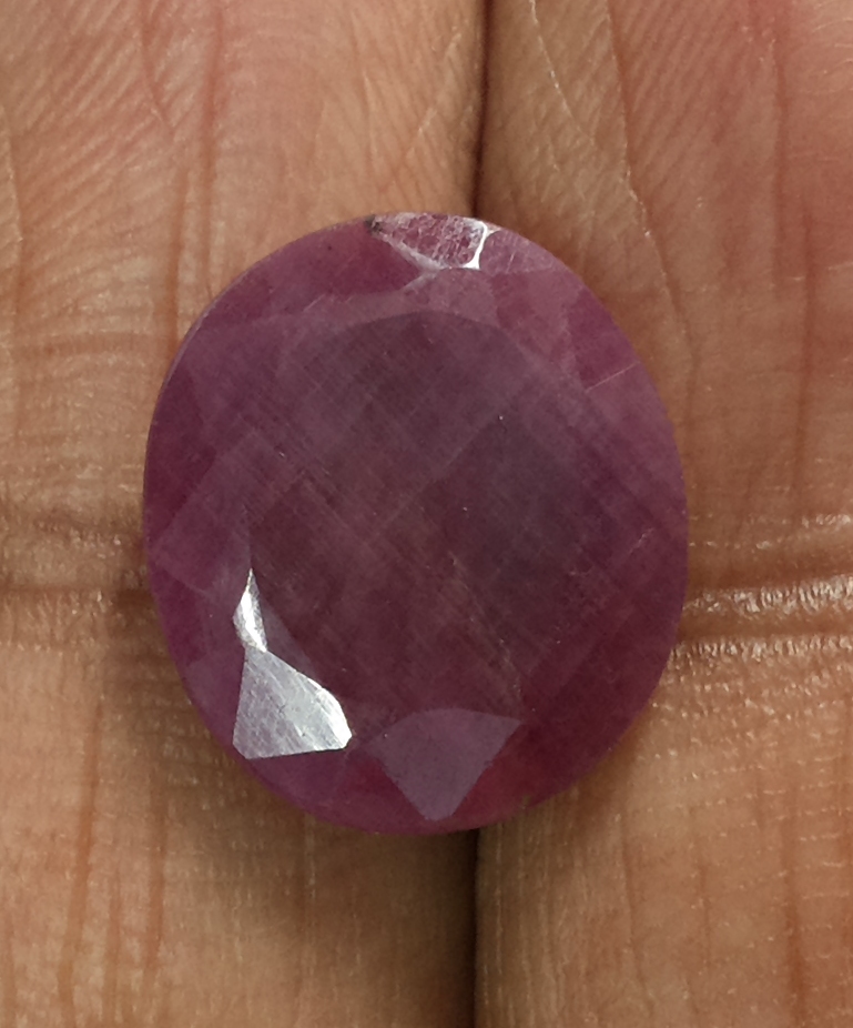 9.00 Ratti Natural Indian Ruby with Govt. Lab Certificate-(1100)