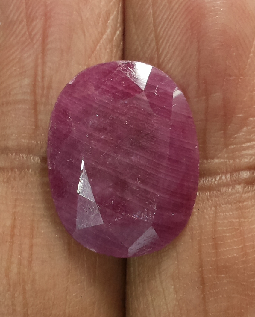 9.21 Ratti Natural Indian Ruby with Govt. Lab Certificate-(1100)