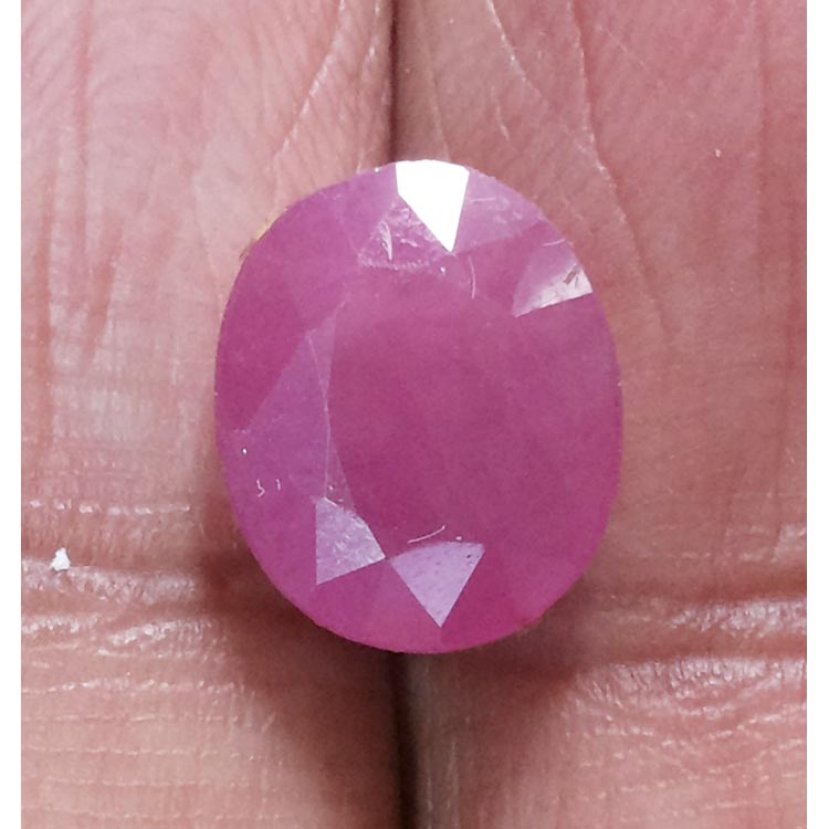 3.93 Ratti Natural New Burma Ruby with Govt. Lab Certificate-(5100)