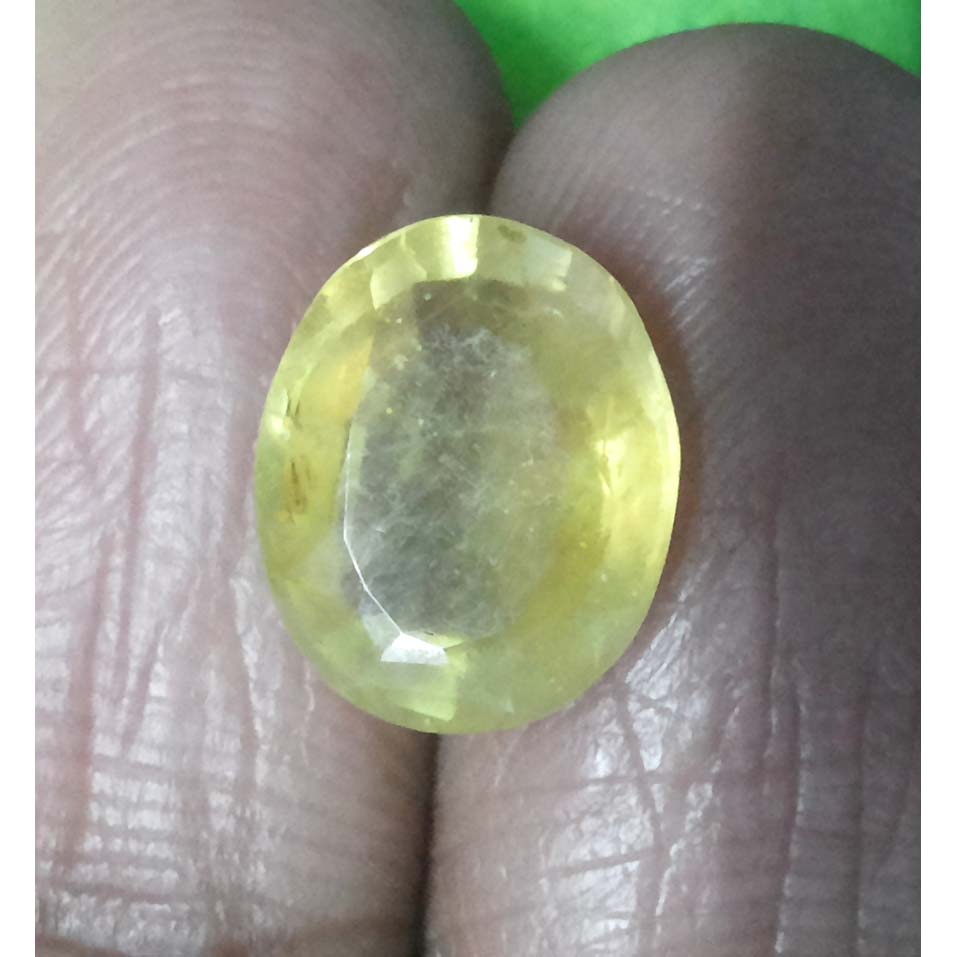 4.96 Ratti Natural yellow sapphire with Govt Lab Certificate-(5100)