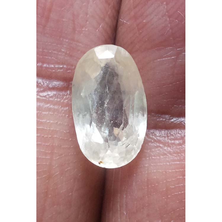 3.36 Ratti Natural yellow sapphire with Govt Lab Certificate-(12210)
