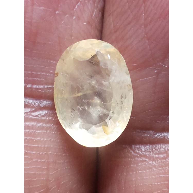 3.53 Ratti Natural yellow sapphire with Govt Lab Certificate-(6100)