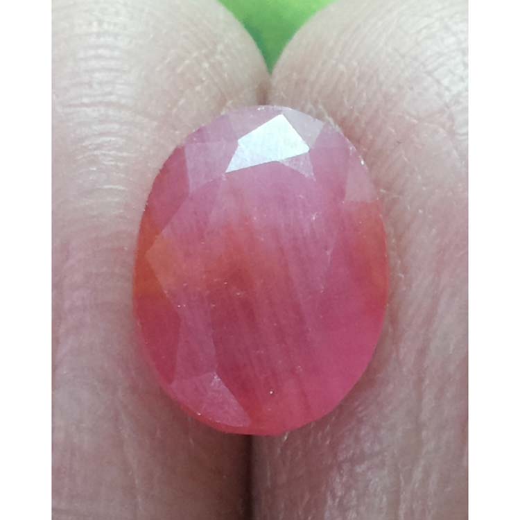 5.81 Ratti Natural New Burma Ruby with Govt. Lab Certificate-(7100)