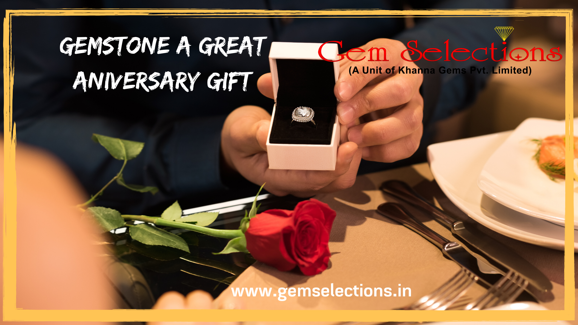 Gemstone as a great anniversary gift