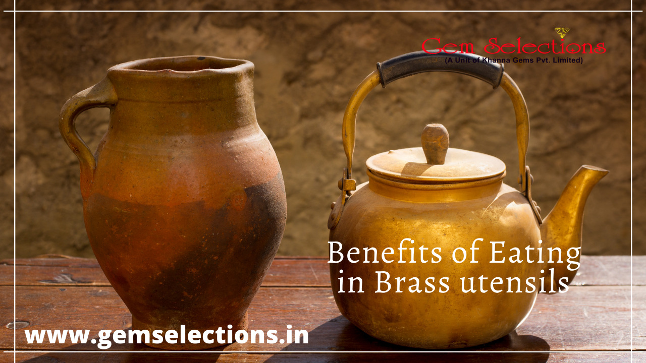 Benefits of eating in brass utensils
