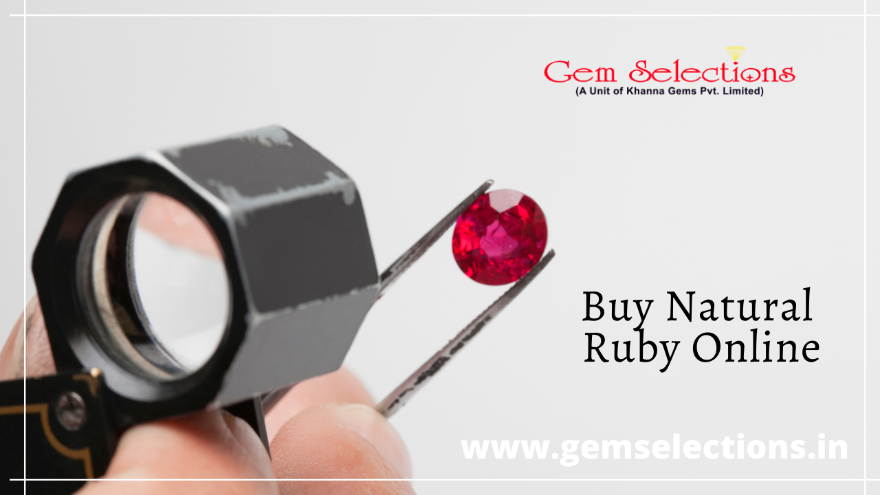 Buy Ruby Stone Online in India