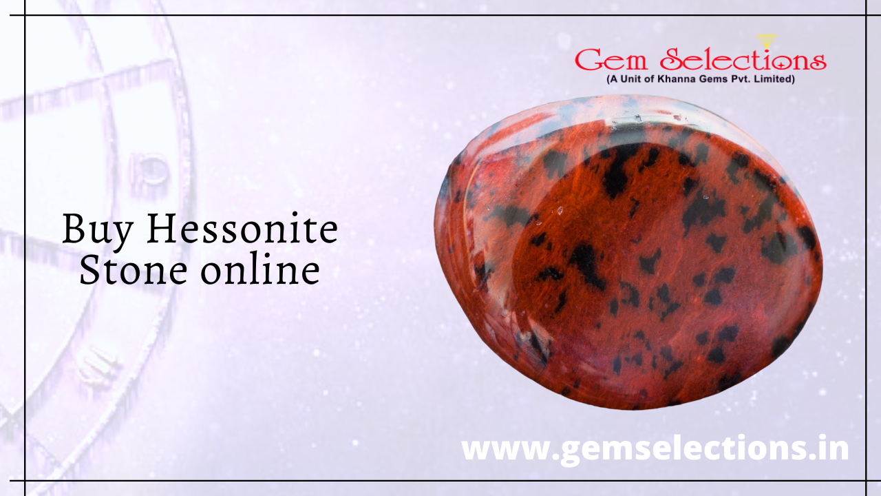 Buy Hessonite gemstone online in india