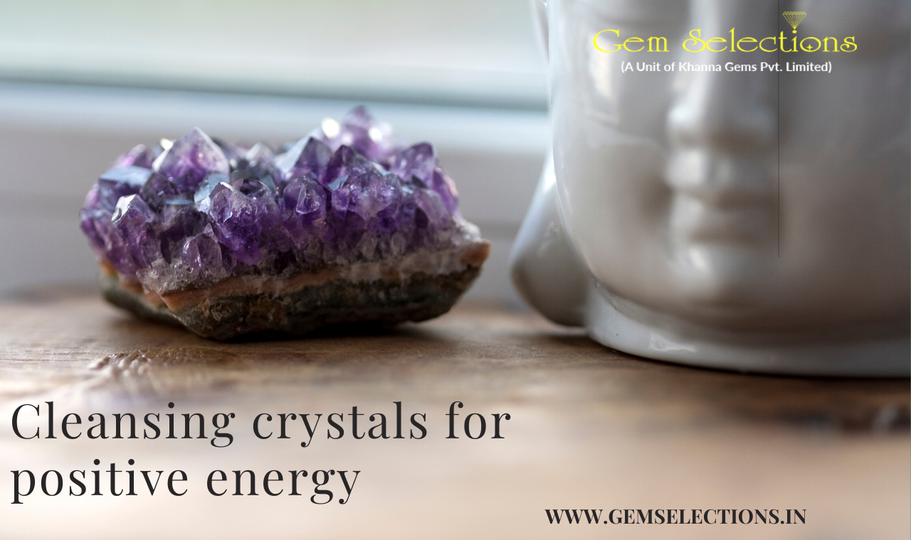 Cleansing crystals for positive energy