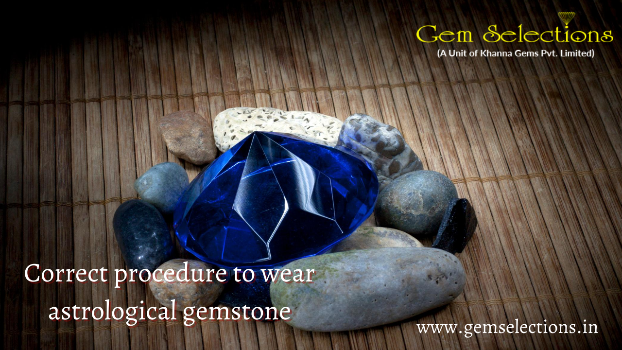 Correct Procedure to wear Astrological Gemstone