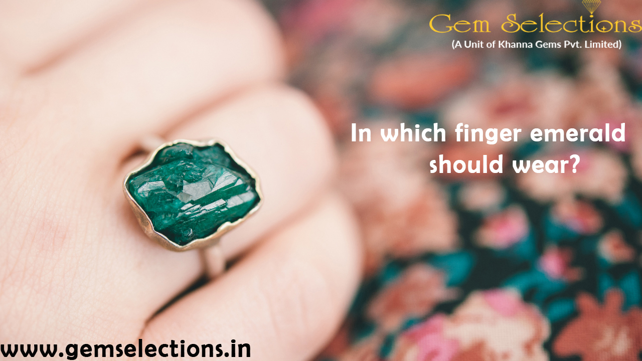 In which finger emerald should wear?