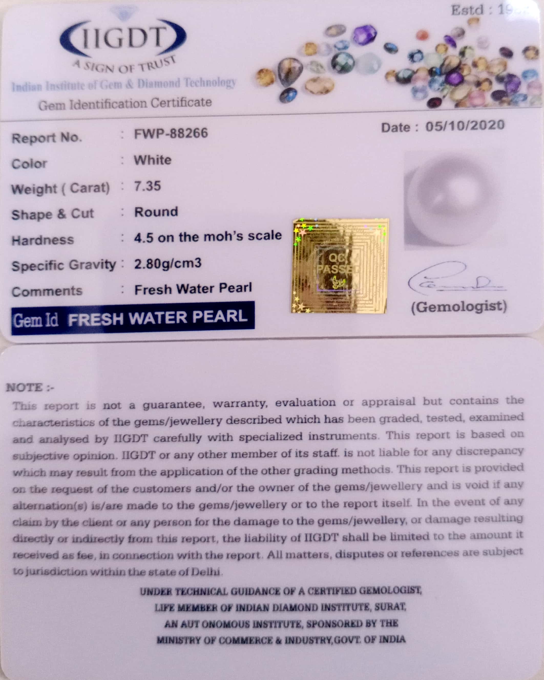8.15 Ratti Fresh Water Pearl (277)