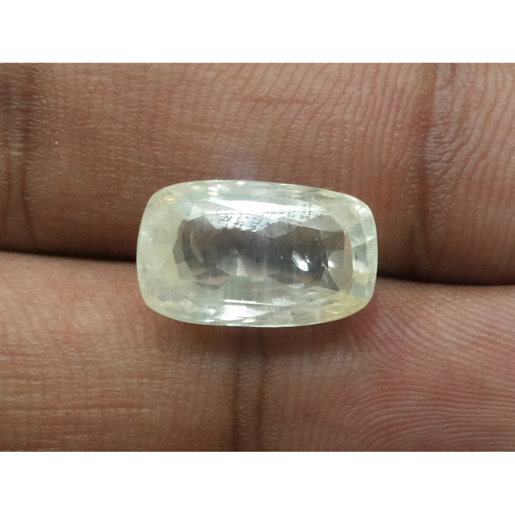 9.38 Ratti Natural yellow sapphire with Govt Lab Certificate-(23310)